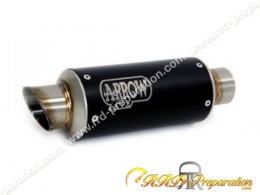 Silencieux ARROW GP2 Aluminium Noir pour HONDA CBR 300 R de 2014 à 2017 et KTM RC 125 et 390 de 2015 à 2016