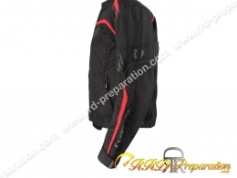 Blouson moto TRENDY HIEMS noir ou noir / rouge taille au choix