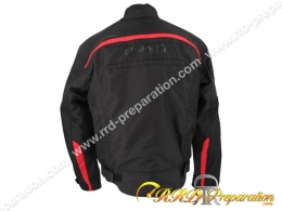 Blouson moto TRENDY HIEMS noir ou noir / rouge taille au choix