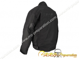 Blouson moto TRENDY HIEMS noir ou noir / rouge taille au choix