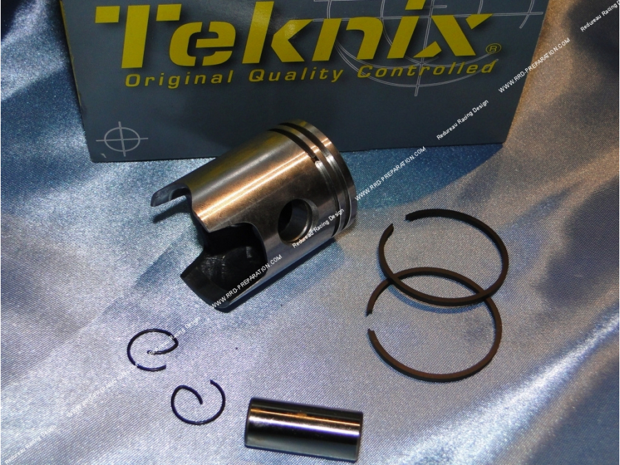 Piston Ø39mm bi-segment for high engine 50cc origin or liquid TEKNIX 512 on MBK 51 / motobecane av10