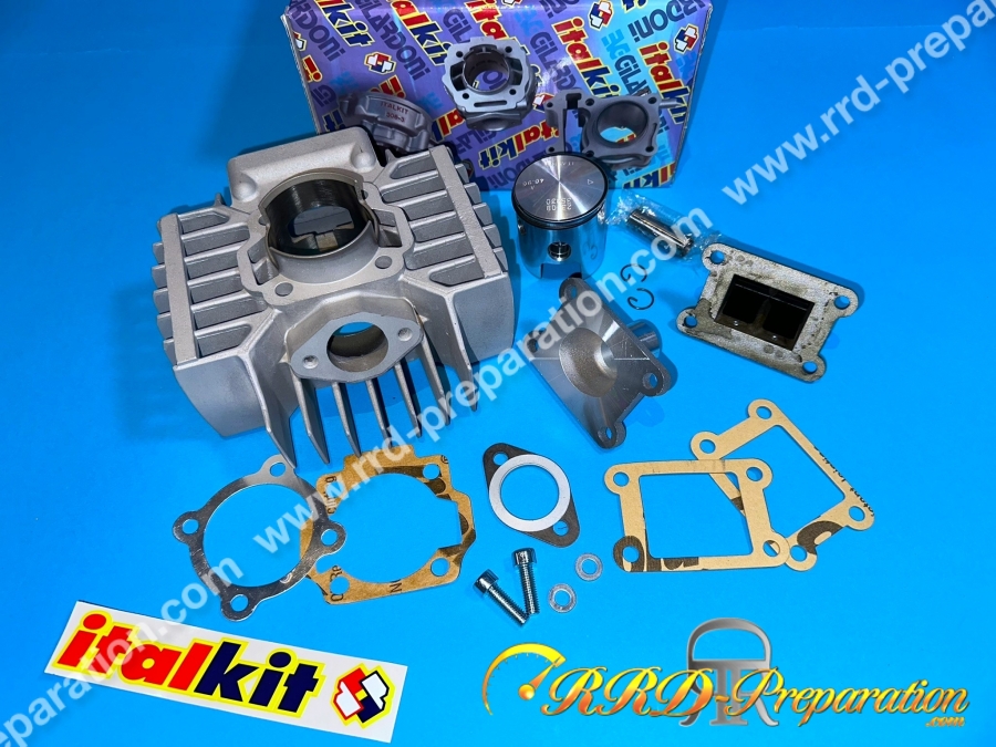 Kit 75cc Ø47mm sans culasse ITALKIT à clapets en aluminium pour PUCH Condor, Monza, Imola, Super 50,...