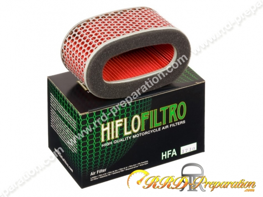 Filtre à air HIFLO FILTRO HFA1710 type origine pour moto HONDA 750 VT de 1997 à 2007