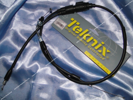 Câble d’accélérateur / gaz TEKNIX avec gaine pour MBK X-POWER et YAMAHA TZR 50cc