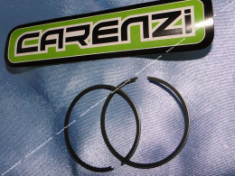 2 chrome segments Ø40X1,2mm for high engine CARENZI, TNT ... On DERBI euro 1, 2 & 3