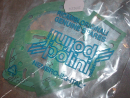 Seal pack for POLINI engine casings with incorporated support on Peugeot 103