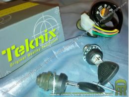 Contactor / trunk and saddle lock with 2 TEKNIX keys for mécaboite DERBI SENDA