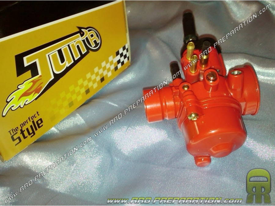 Carburador <span translate="no">TUN'R</span> by YSN tipo PHVA 17.5 Red Edition flexible, lubricación separada, palanca o auto es