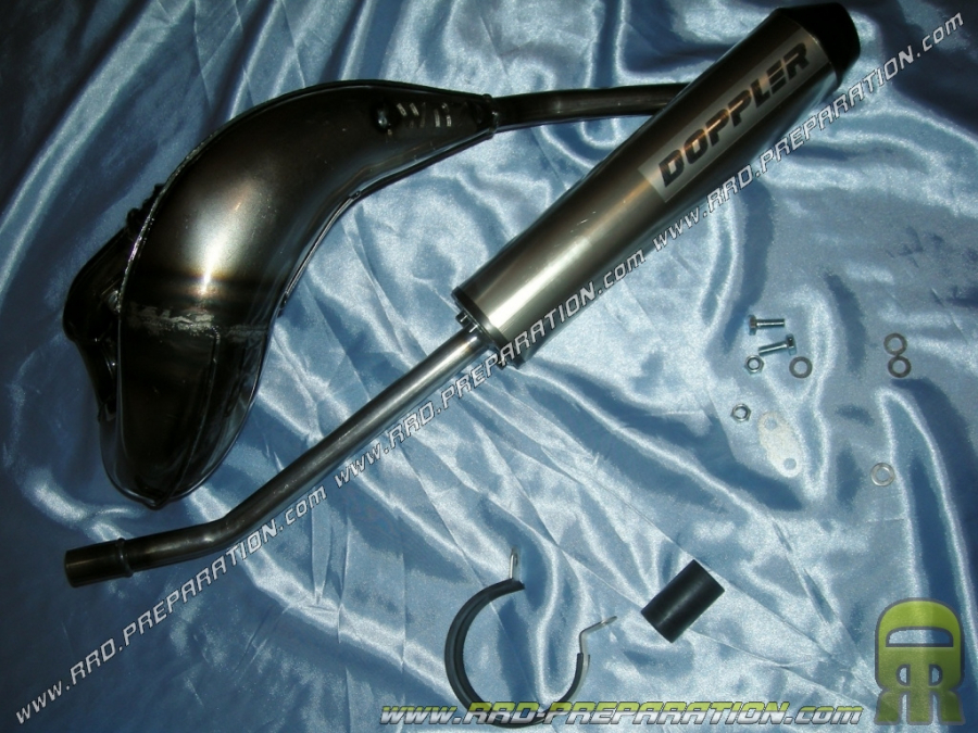 Exhaust DOPPLER Wr7 high passage for DERBI 50cc all perimeter models, SENDA, GPR , SM, EN DURO , X-TREM