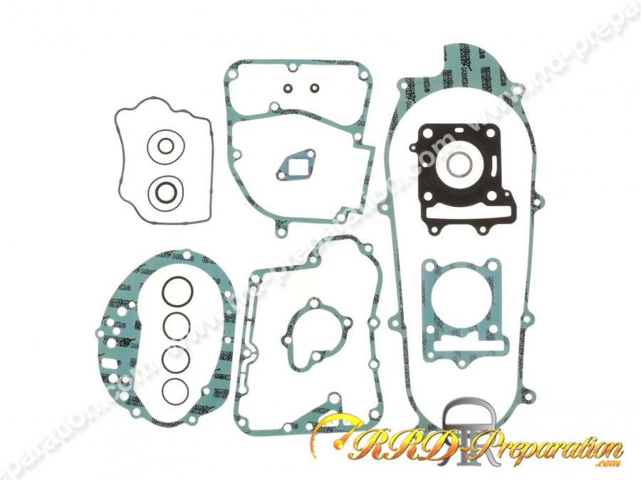 Kit joints moteur complet (20 pièces) ATHENA pour moteur KYMCO B&W, DINK, MALAGUTI F18.. 125cc de 1998 à 2003