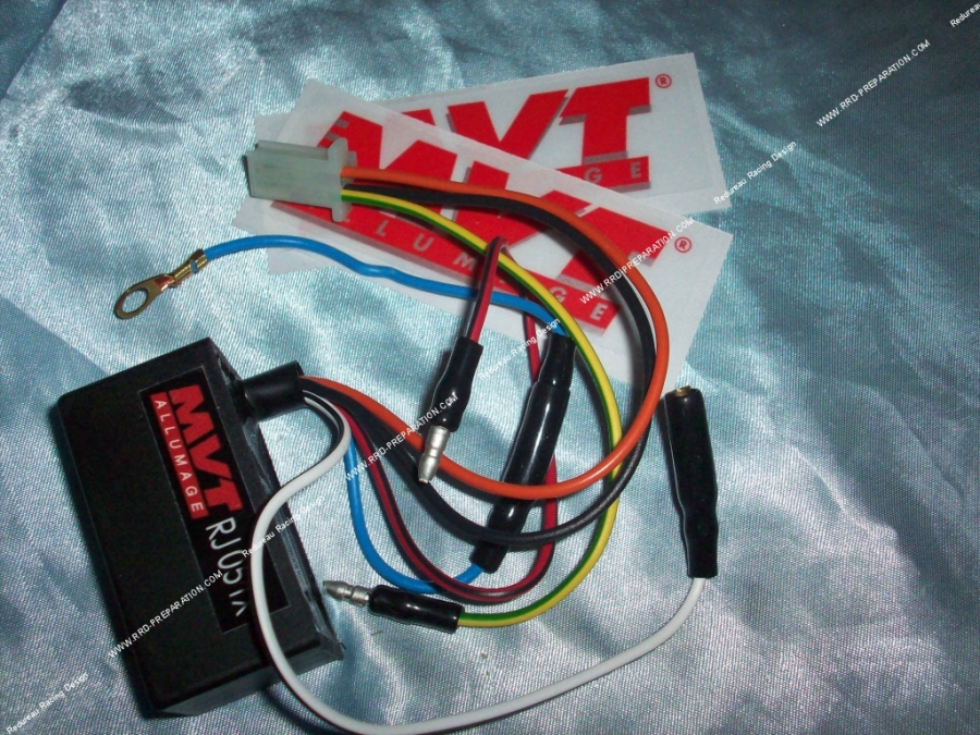 CDI box, DAL 2 diagram for premium MVT PREM 02, PREM 03 and PREM 08 on Peugeot 103 contact breaker, electronics and Peugeot scoo