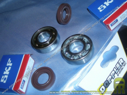 2 bearings + oil seals, DOPPLER reinforced crankshaft oil seal for DERBI Gpr, Senda, Sm, Drd