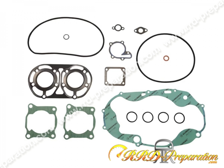 Kit joints moteur complet (16 pièces) ATHENA pour moteur YAMAHA RD A / B/ C / D/ LC / YPVS 250 cc de 1984