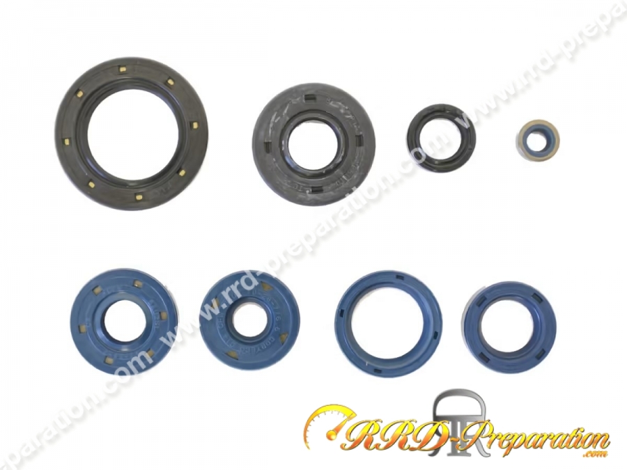 Pack joint spi complet (8 pièces) ATHENA pour moteur APRILIA MOTO, PEGASO, ROTAX.. 650cc de 1991 à 2004