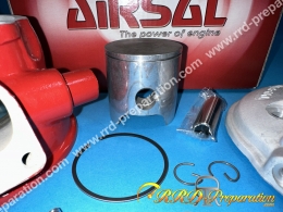 Kit 70cc AIRSAL Xtrem rouge Ø47,6mm (course 40mm, axe de 12mm) minarelli horizontal liquide (nitro, aerox, ...)