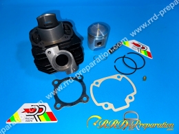 Cylindre / piston sans culasse DR Racing fonte 70cc Ø47mm pour scooter PEUGEOT air avant 2007 (buxy, tkr, speedfight...)