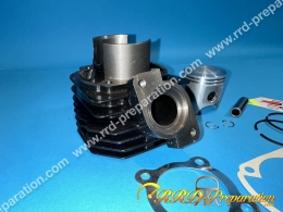 Cylindre / piston sans culasse DR Racing fonte 70cc Ø47mm pour scooter PEUGEOT air avant 2007 (buxy, tkr, speedfight...)