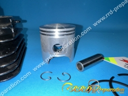 Cylindre / piston sans culasse DR Racing fonte 70cc Ø47mm pour scooter PEUGEOT air avant 2007 (buxy, tkr, speedfight...)