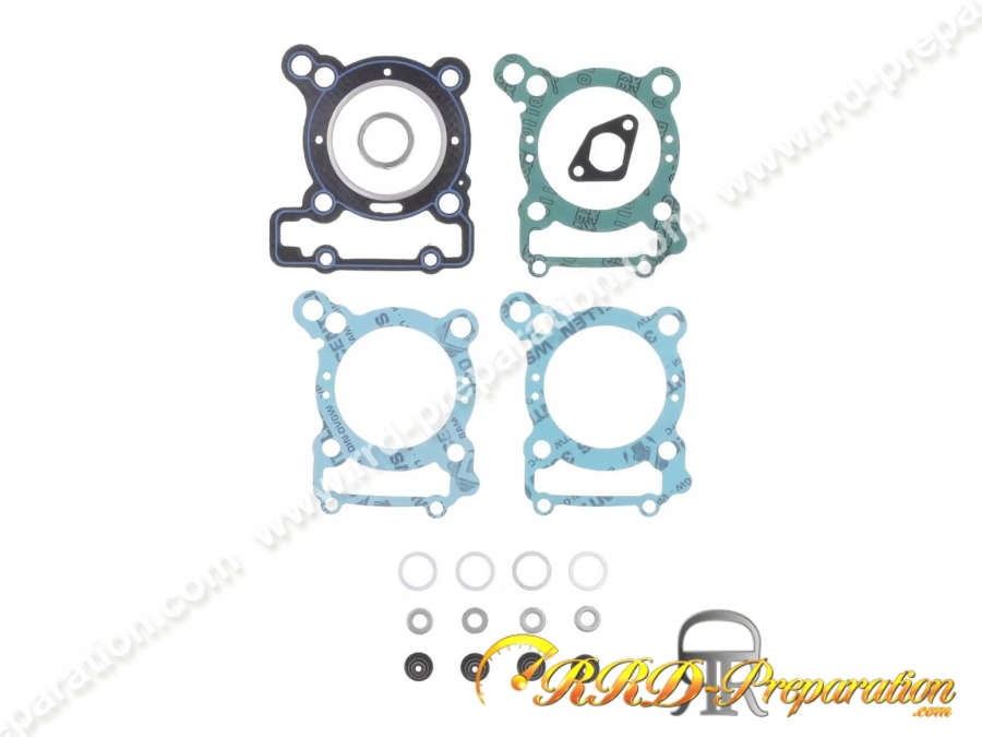 Kit joints haut moteur (18 pièces) ATHENA pour moteur APRILIA SCARABEO MOTORE PIAGGIO 200 cc de 2007 à 2012