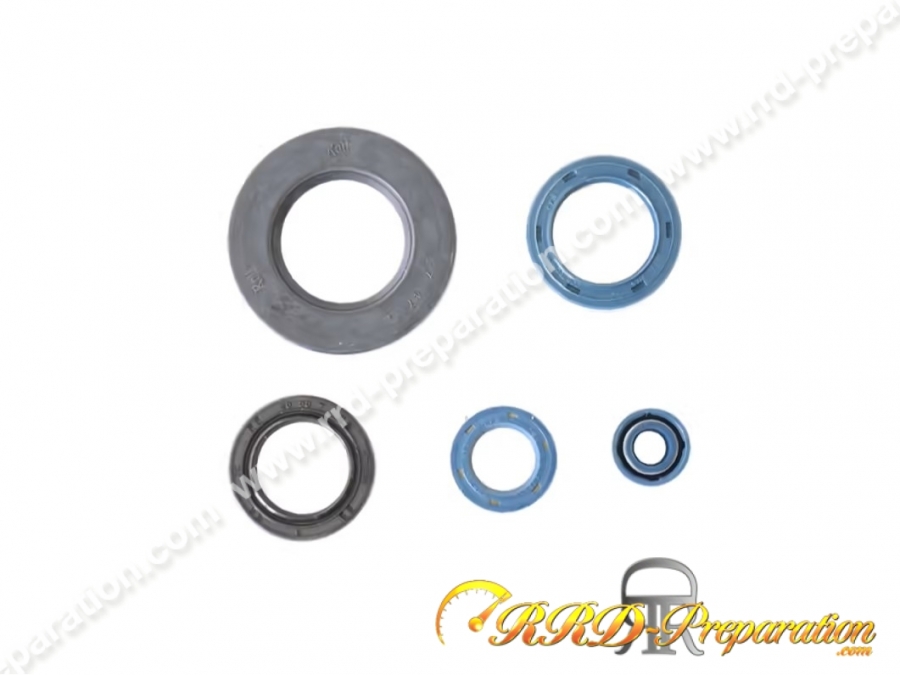 Kit de 5 joints spi ATHENA complet pour moto FANTIC 125 TRIAL, PROFESSIONAL.. 125cc de 1983 à 1993