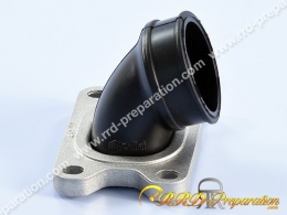 Pipe d'admission POLINI Evolution orientable carburateur 15 a 21mm SPECIALE 43° mécaboite moteur MINARELLI AM6