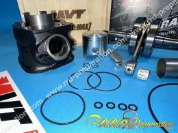 Maxi kit MVT IRON PRO MAX 90cc Fonte, course 44,8mm + Ø50,2mm (avec vilebrequin) pour mécaboite 50cc moteur minarelli am6