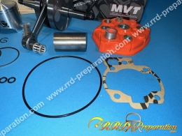 Maxi kit MVT IRON PRO MAX 90cc Fonte, course 44,8mm + Ø50,2mm (avec vilebrequin) pour mécaboite 50cc moteur minarelli am6