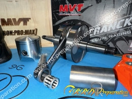 Maxi kit MVT IRON PRO MAX 90cc Fonte, course 44,8mm + Ø50,2mm (avec vilebrequin) pour mécaboite 50cc moteur minarelli am6