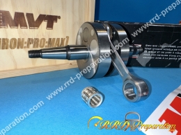 Vilebrequin, embiellage MVT course longue 44.8mm pour mécaboite moteur DERBI euro 3 & 4 (avec équilibreur)