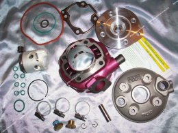 Kit 70cc Ø47mm TOP PERFORMANCES Rose 8 cylinder head stud transfers (10mm axis) minarelli horizontal liquid (nitro, aerox, ...)