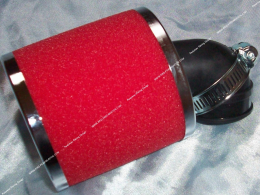 Air filter, foam horn ATHENA racing angled 90° Ø30mm