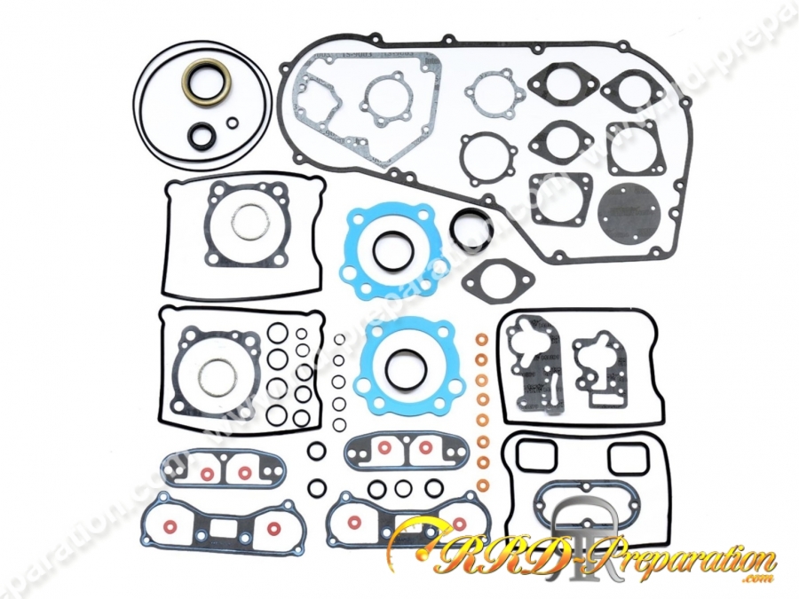 Kit joints moteur complet (74 pièces) ATHENA pour moteur HARLEY-DAVIDSON FLSTC, FLSTF, FLSTN.. 1340cc de 1989 à 1991