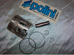 Piston Ø47mm bi-segment POLINI pour kit 70cc aluminium minarelli RV3, RV4, RV5, RV6, RV