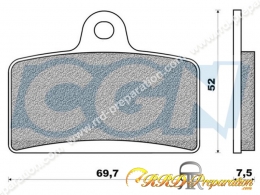 Brake plates NEWFREN front...