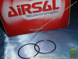 Jeu de 2 segments AIRSAL Ø40mm pour kit 50cc AIRSAL aluminium pour minarelli vertical (booster,bws…)