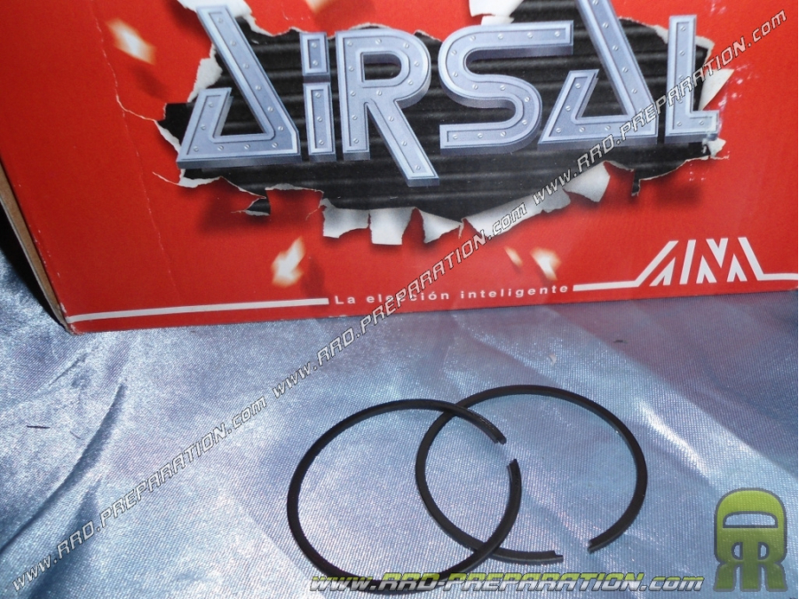 Set of 2 AIRSAL Ø47mm segments for 70cc AIRSAL aluminum kit for SUZUKI 50cc Tsx motorcycle