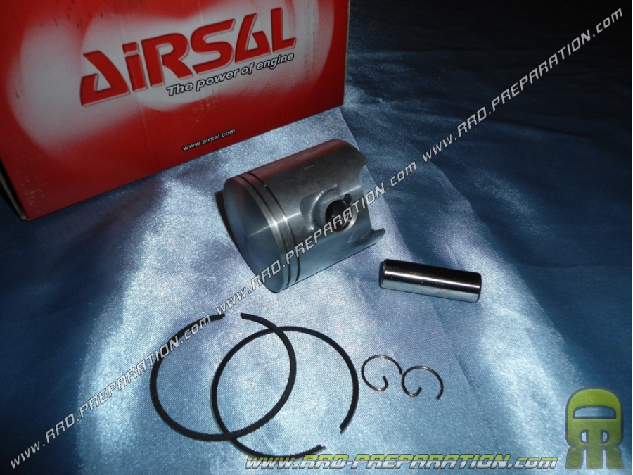 piston bi segment AIRSAL Ø48mm pour kit 70 AIRSAL axe 12mm pour moto SUZUKI 50cc RMX et SMX