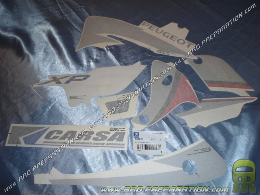 Complete original sticker kit for PEUGEOT Xps (side to choose from)