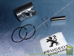 Piston bi-segment PEUGEOT origine, pour cylindre origine aluminium Peugeot 103 (taille aux choix)