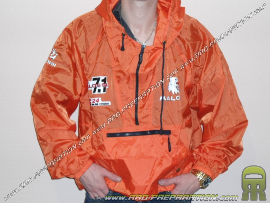 K-way MALOSSI de nailon naranja (L-XL-XXL)