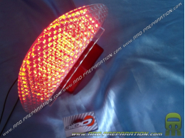 Piloto trasero transparente led rojo AÏDO para MBK NITRO, AEROX, MBK MAGNUM RACING