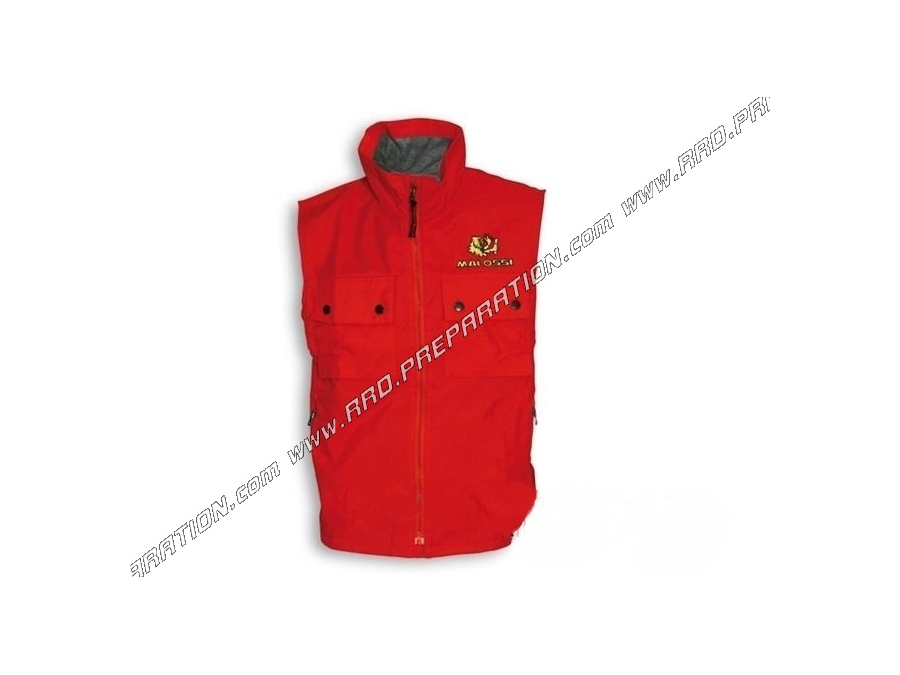 Gilet MALOSSI rouge (taille au choix)