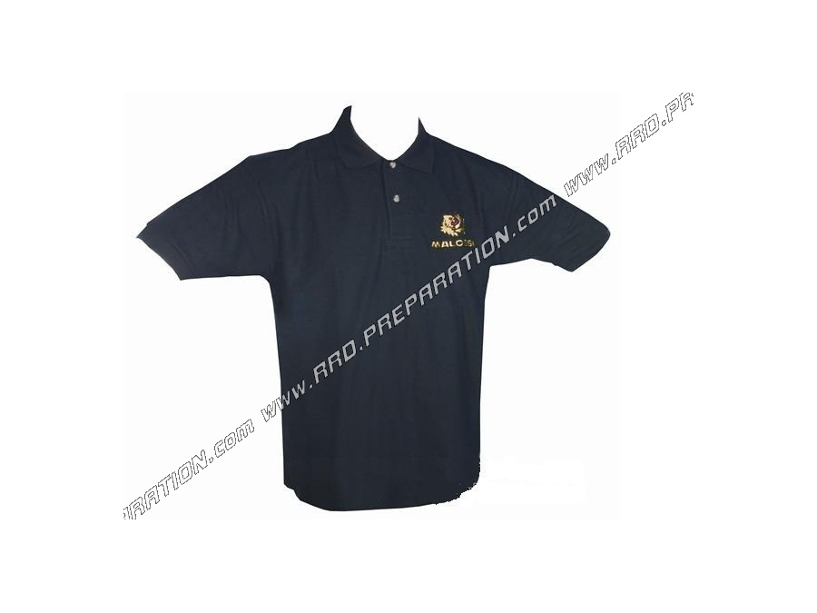 Polo negro MALOSSI para hombre (talla a elegir)