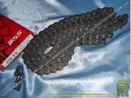 Chain reinforced standard IRIS width 420 for motor bike, mécaboite 50cc,… size 100 or 134 links