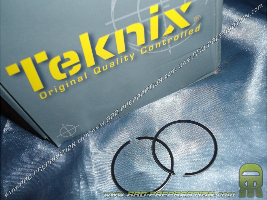 Jeu de 2 segments Ø40mm pour kits 50cc fonte TEKNIX sur minarelli am6