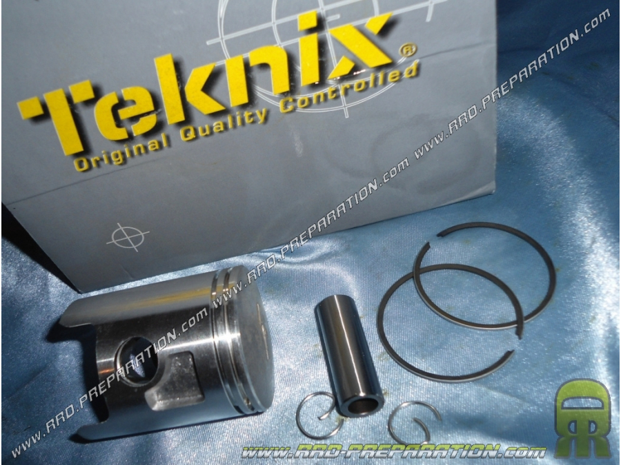 Piston bi-segment TEKNIX aluminium Ø40.3mm pour kits 50cc sur minarelli am6