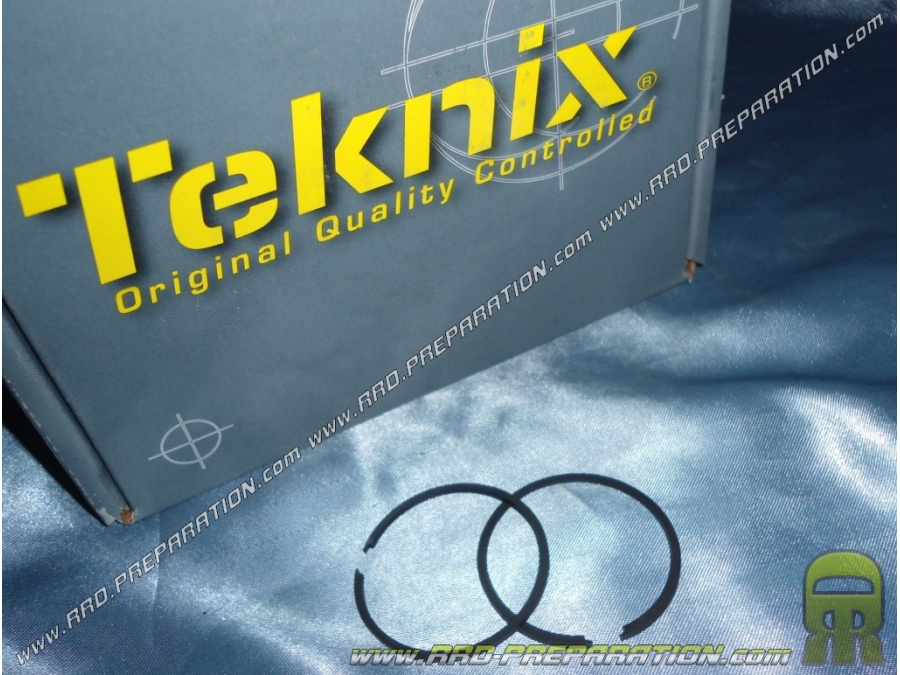 2 segments chromés Ø40X1mm pour haut moteur TEKNIX,... Sur DERBI euro 1, 2 & 3