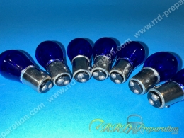 Ampoule de phare BAY15D TUN'R feu arrière stop, lampe bleu à clips 12V 21W & 5W