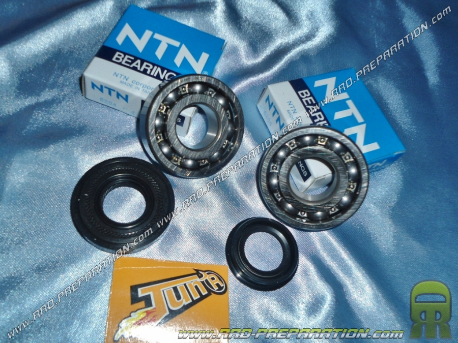 Kit bearings of crankshaft cuts origin + spy reinforced CGN scooter minarelli (booster rocket, bws, nitro, aerox...)