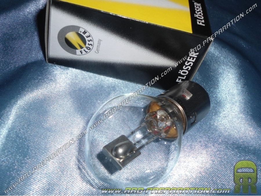 Ampoule de phare BA20D FLÖSSER feu avant, lampe standard 12V 25 / 25w